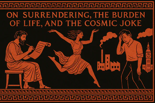 On Surrendering the Burden of Life and the Cosmic Joke
